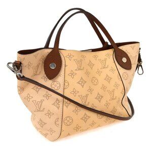 Louis Vuitton Beige Mahina Hina PM Tote Bag